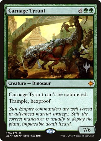 Carnage Tyrant [Ixalan Promos] | Event Horizon Hobbies CA