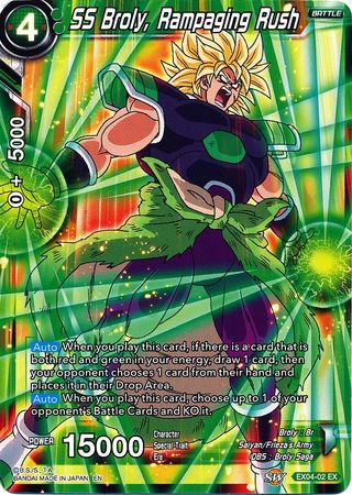 SS Broly, Rampaging Rush (EX04-02) [Unity of Saiyans] | Event Horizon Hobbies CA