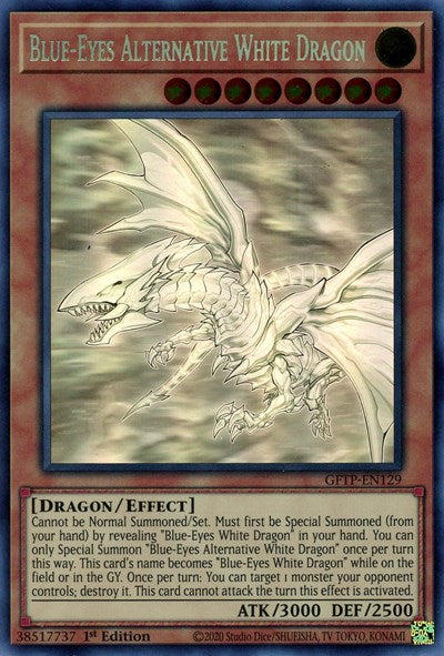 Blue-Eyes Alternative White Dragon [GFTP-EN129] Ghost Rare | Event Horizon Hobbies CA