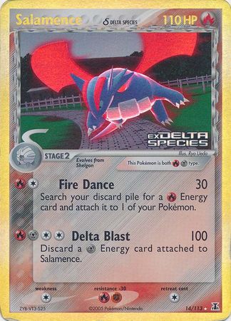 Salamence (14/113) (Delta Species) (Stamped) [EX: Delta Species] | Event Horizon Hobbies CA