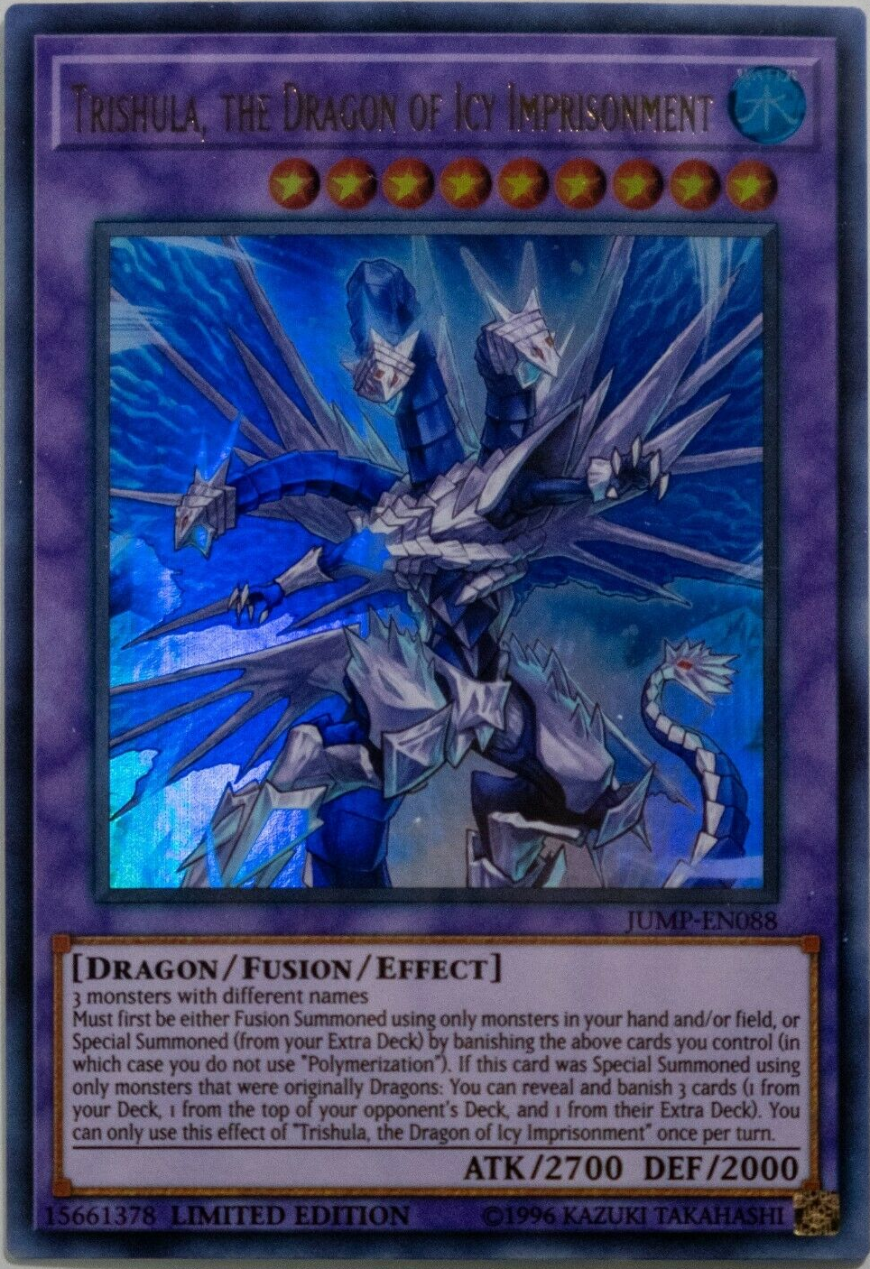 Trishula, the Dragon of Icy Imprisonment [JUMP-EN088] Ultra Rare | Event Horizon Hobbies CA