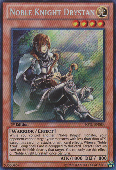 Noble Knight Drystan [JOTL-EN084] Secret Rare | Event Horizon Hobbies CA