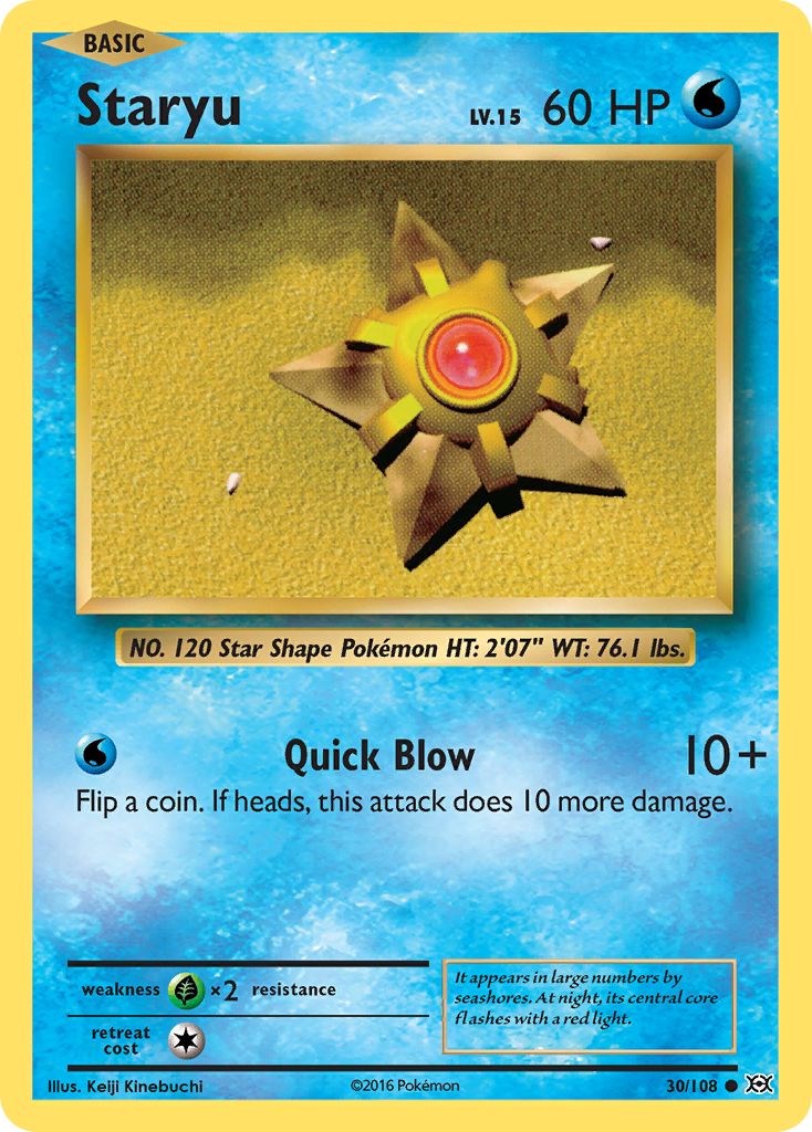 Staryu (30/108) [XY: Evolutions] | Event Horizon Hobbies CA