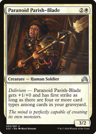 Paranoid Parish-Blade [Shadows over Innistrad] | Event Horizon Hobbies CA