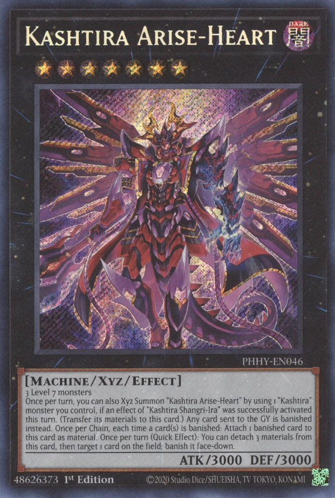 Kashtira Arise-Heart [PHHY-EN046] Secret Rare | Event Horizon Hobbies CA