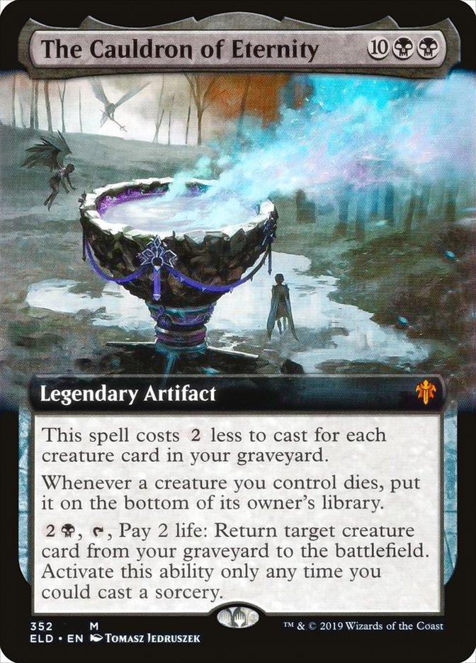 The Cauldron of Eternity (Extended Art) [Throne of Eldraine] | Event Horizon Hobbies CA