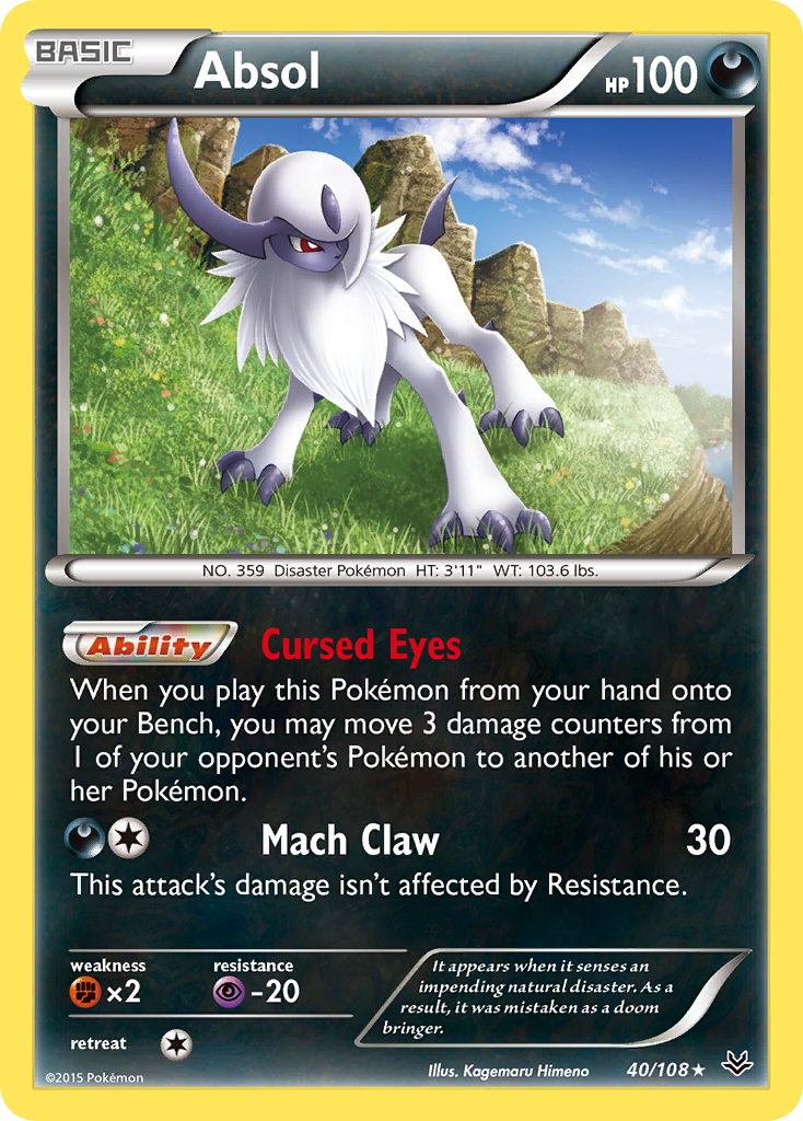 Absol (40/108) [XY: Roaring Skies] | Event Horizon Hobbies CA