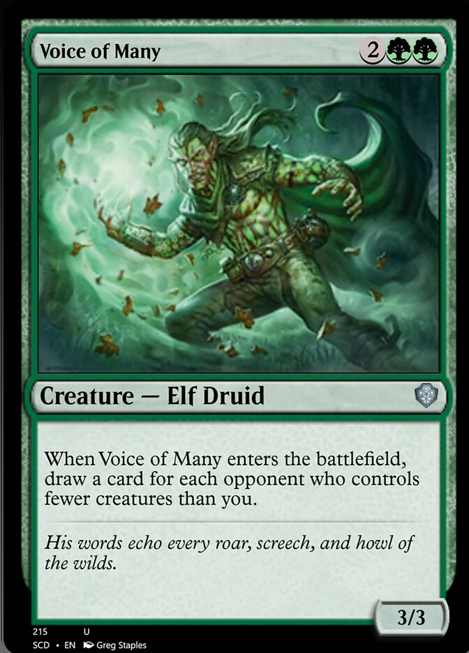 Voice of Many [Starter Commander Decks] | Event Horizon Hobbies CA