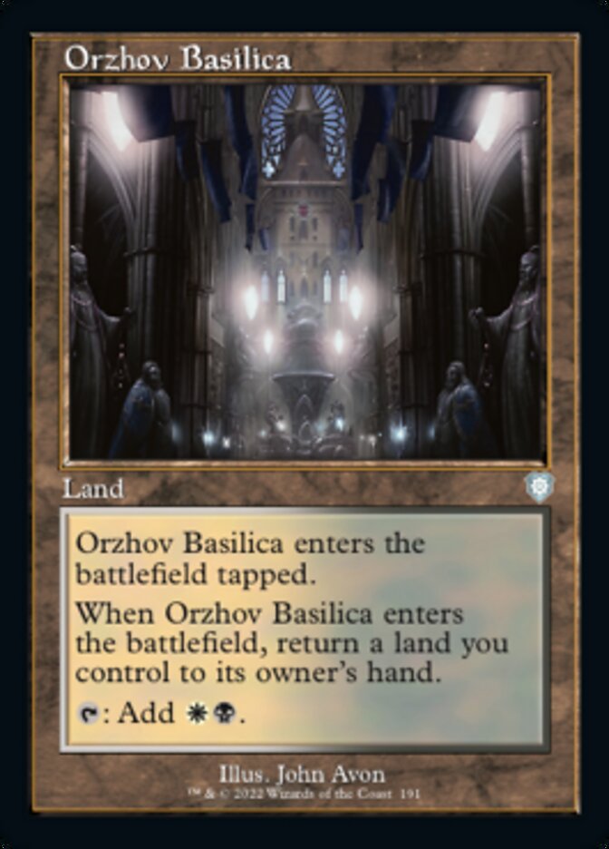 Orzhov Basilica (Retro) [The Brothers' War Commander] | Event Horizon Hobbies CA