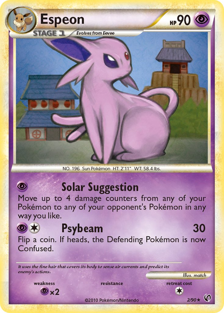 Espeon (2/90) (Theme Deck Exclusive) [HeartGold & SoulSilver: Undaunted] | Event Horizon Hobbies CA