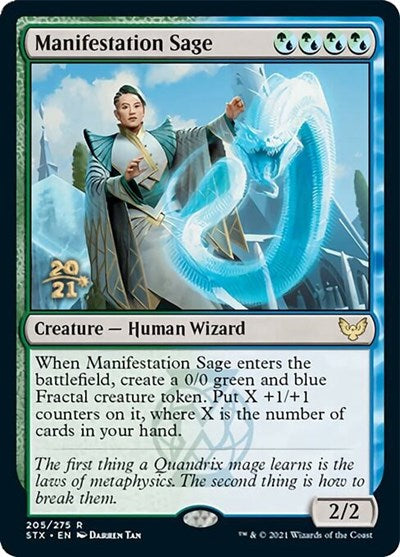 Manifestation Sage [Strixhaven: School of Mages Prerelease Promos] | Event Horizon Hobbies CA