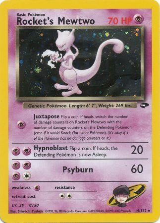 Rocket's Mewtwo (14/132) [Gym Challenge Unlimited] | Event Horizon Hobbies CA