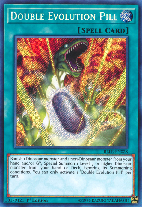 Double Evolution Pill [BLLR-EN028] Secret Rare | Event Horizon Hobbies CA