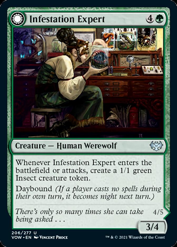 Infestation Expert // Infested Werewolf [Innistrad: Crimson Vow] | Event Horizon Hobbies CA