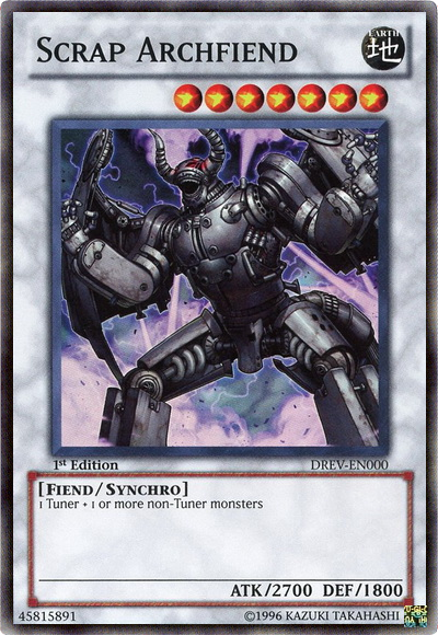 Scrap Archfiend [DREV-EN000] Super Rare | Event Horizon Hobbies CA