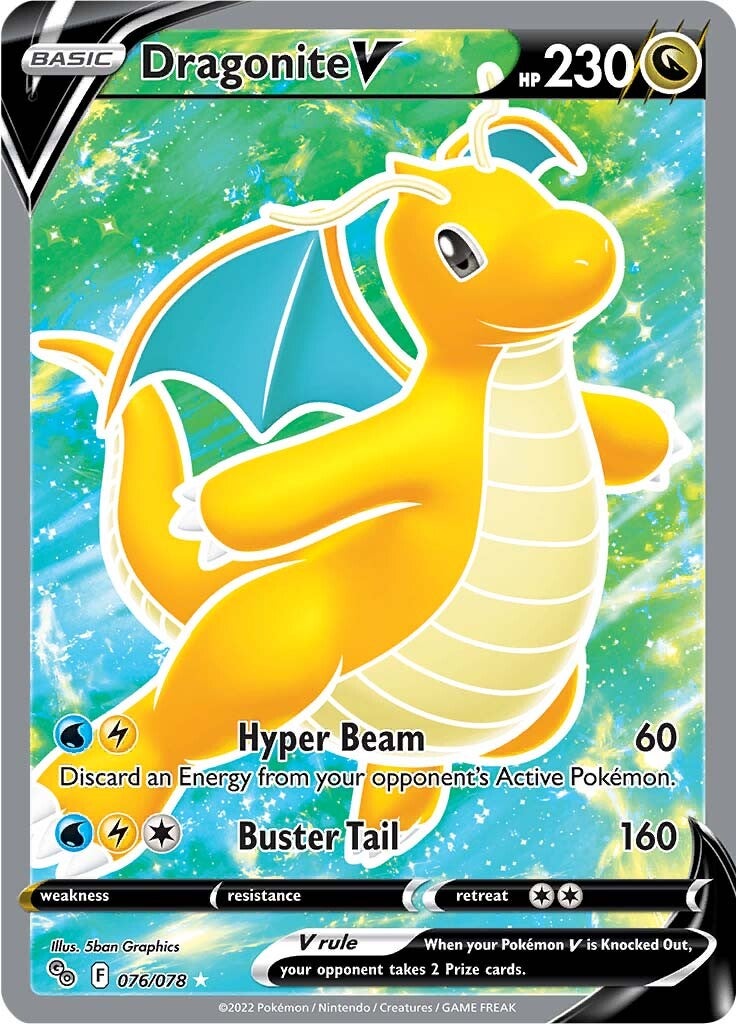 Dragonite V (076/078) [Pokémon GO] | Event Horizon Hobbies CA