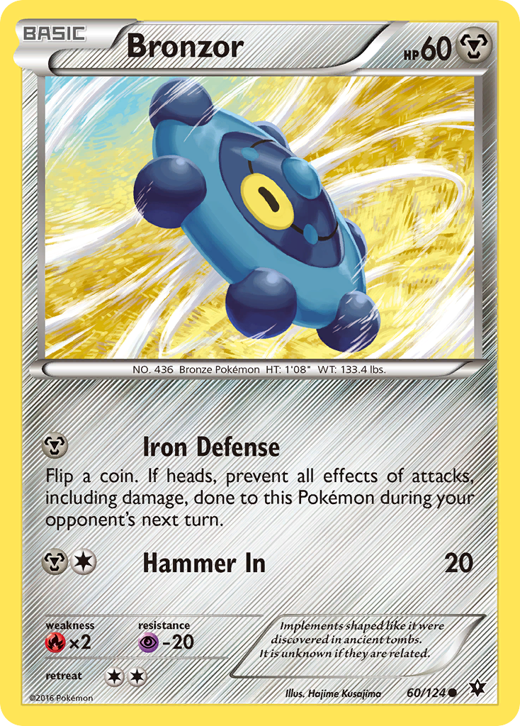 Bronzor (60/124) [XY: Fates Collide] | Event Horizon Hobbies CA