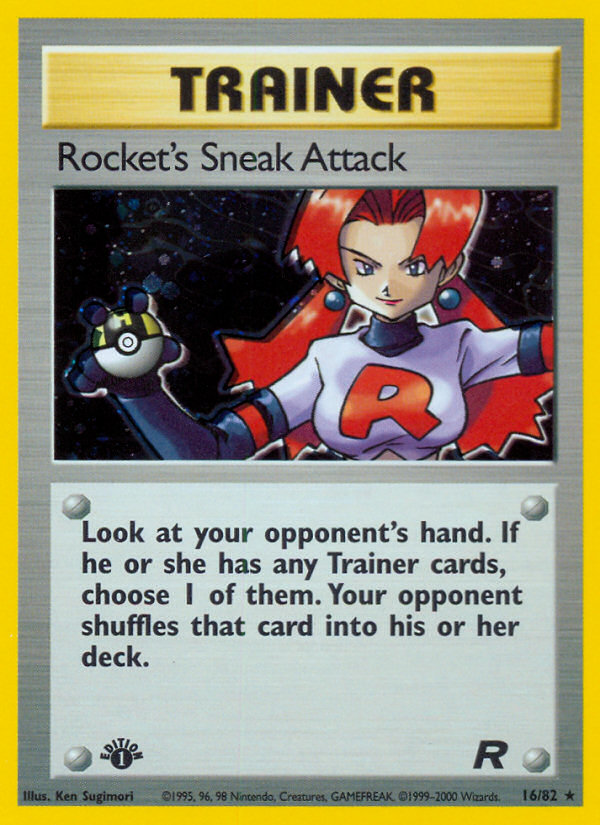 Rocket's Sneak Attack (16/82) [Team Rocket 1st Edition] | Event Horizon Hobbies CA