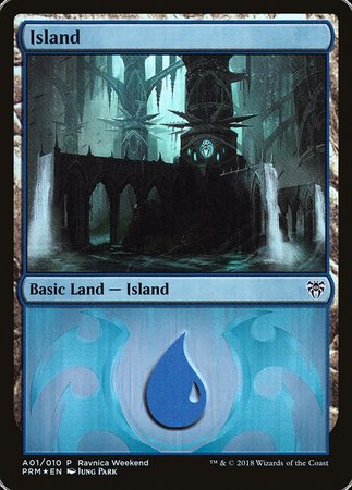 Island - Dimir (A01) [GRN Ravnica Weekend] | Event Horizon Hobbies CA