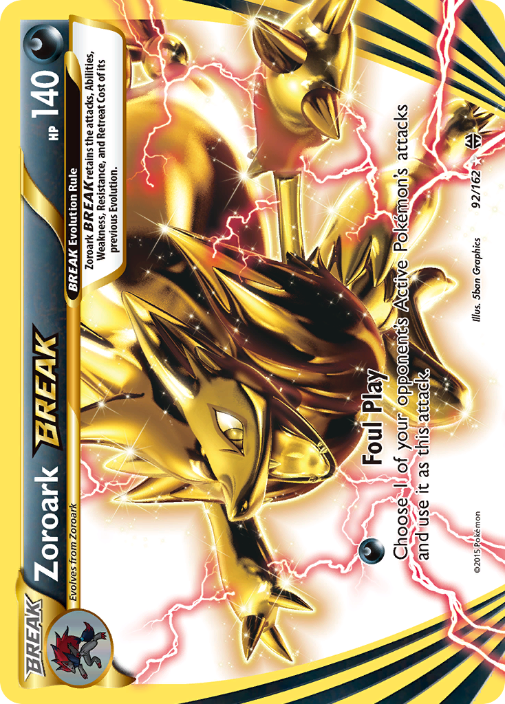 Zoroark BREAK (92/162) [XY: BREAKthrough] | Event Horizon Hobbies CA