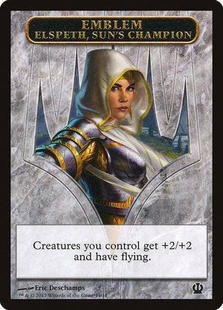 Emblem - Elspeth, Sun's Champion [Theros Tokens]