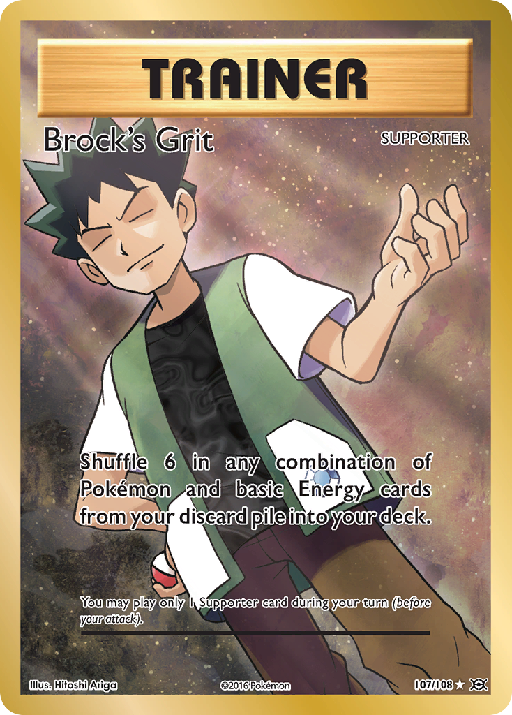 Brock's Grit (107/108) [XY: Evolutions] | Event Horizon Hobbies CA