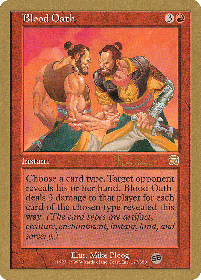 Blood Oath (Jan Tomcani) (SB) [World Championship Decks 2001] | Event Horizon Hobbies CA