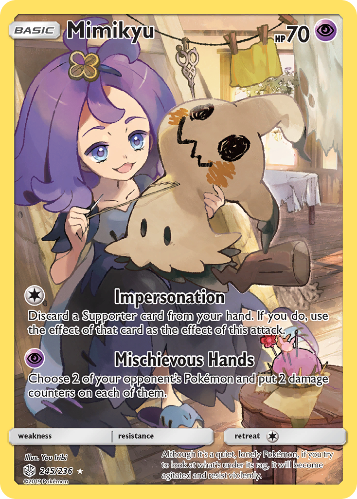 Mimikyu (245/236) [Sun & Moon: Cosmic Eclipse] | Event Horizon Hobbies CA