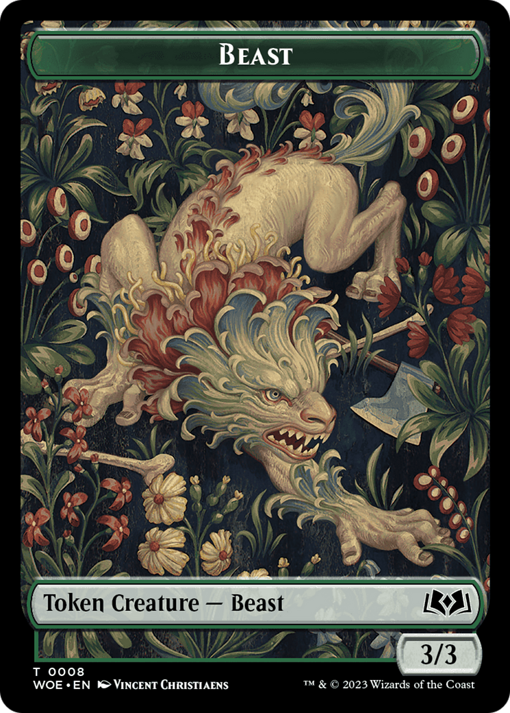 Beast Token [Wilds of Eldraine Tokens] | Event Horizon Hobbies CA