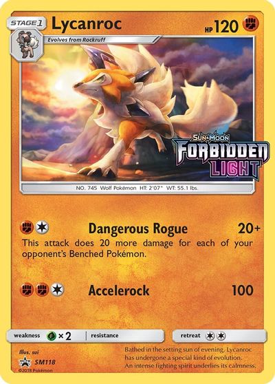 Lycanroc (SM118) (Prerelease Promo) [Sun & Moon: Black Star Promos] | Event Horizon Hobbies CA