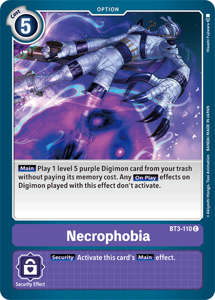 Necrophobia [BT3-110] [Release Special Booster Ver.1.5] | Event Horizon Hobbies CA