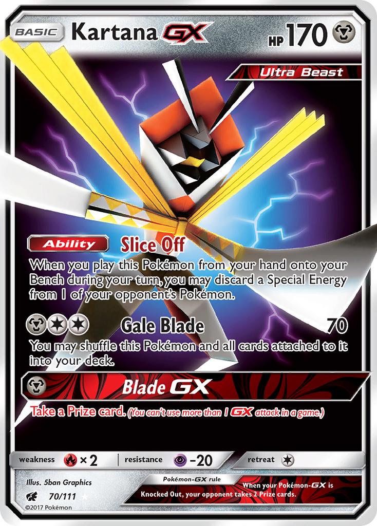 Kartana GX (70/111) [Sun & Moon: Crimson Invasion] | Event Horizon Hobbies CA