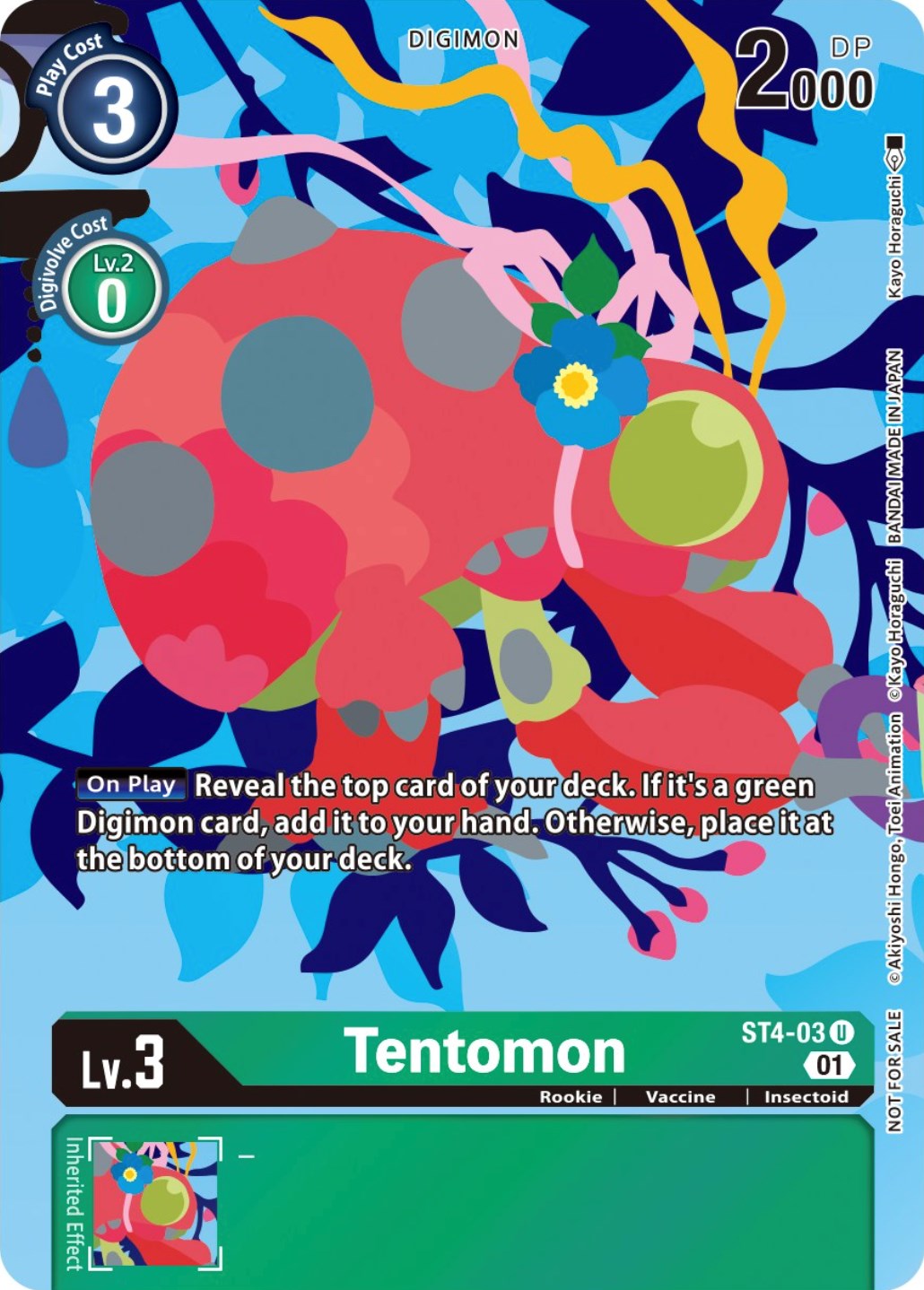 Tentomon [ST4-03] (Tamer's Card Set 2 Floral Fun) [Starter Deck: Giga Green Promos] | Event Horizon Hobbies CA