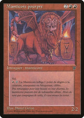 Crimson Manticore (French) - "Manticore pourpre" [Renaissance] | Event Horizon Hobbies CA