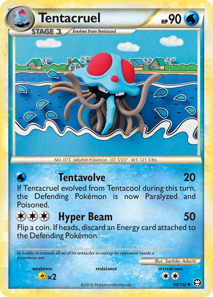 Tentacruel (50/102) [HeartGold & SoulSilver: Triumphant] | Event Horizon Hobbies CA