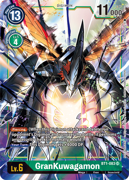 GranKuwagamon [BT1-083] (Alternate Art) [Release Special Booster Ver.1.5] | Event Horizon Hobbies CA