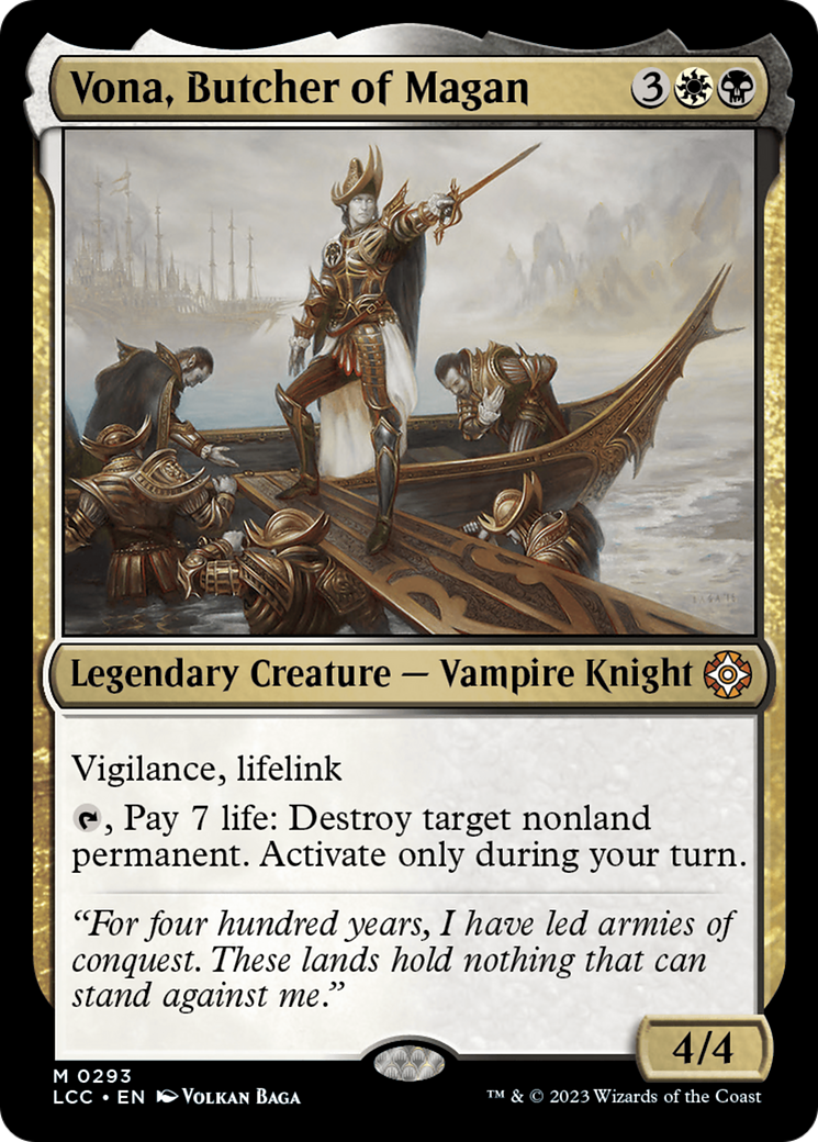 Vona, Butcher of Magan [The Lost Caverns of Ixalan Commander] | Event Horizon Hobbies CA