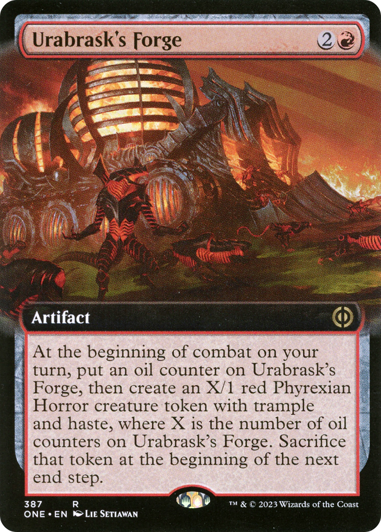 Urabrask's Forge (Extended Art) [Phyrexia: All Will Be One] | Event Horizon Hobbies CA