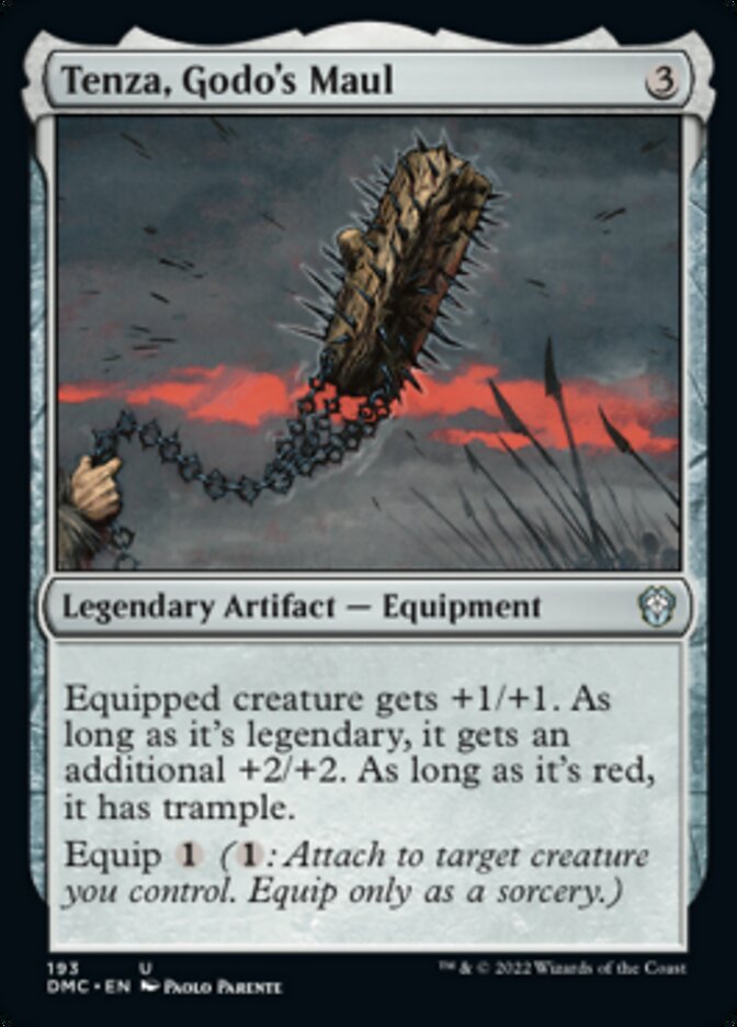 Tenza, Godo's Maul [Dominaria United Commander] | Event Horizon Hobbies CA