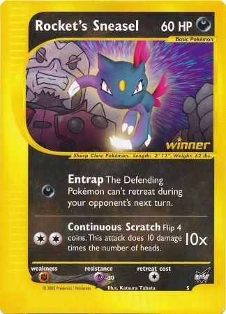 Rocket's Sneasel (5) (Jumbo Card) [Best of Promos] | Event Horizon Hobbies CA