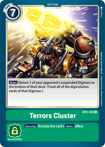 Terrors Cluster [BT2-102] [Release Special Booster Ver.1.0] | Event Horizon Hobbies CA