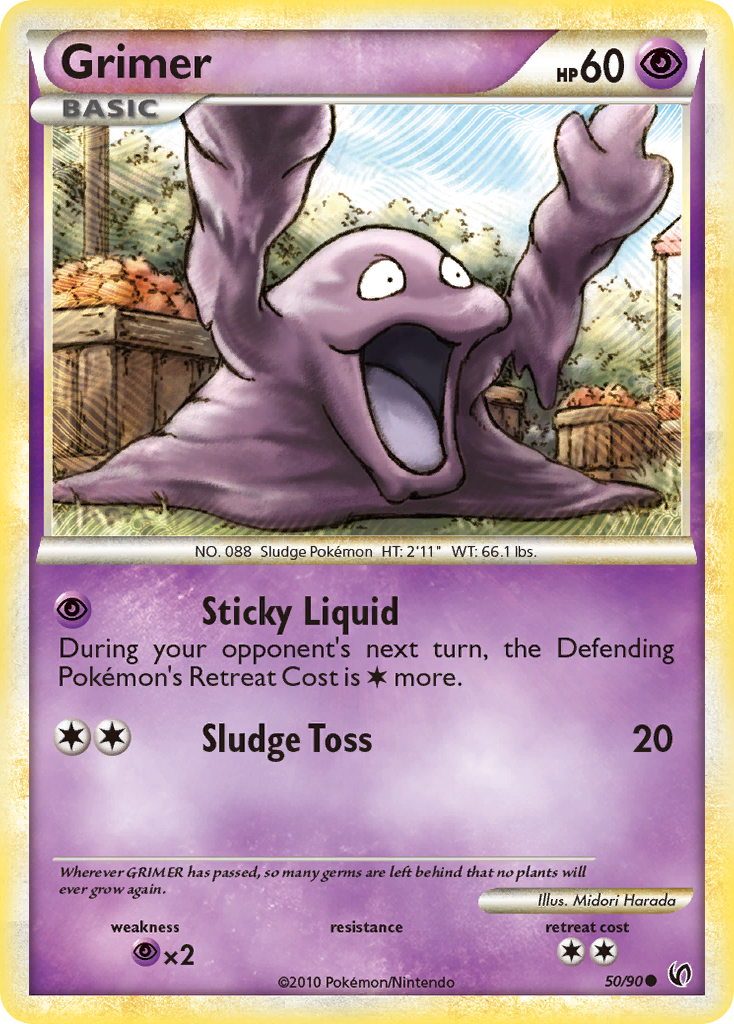 Grimer (50/90) [HeartGold & SoulSilver: Undaunted] | Event Horizon Hobbies CA