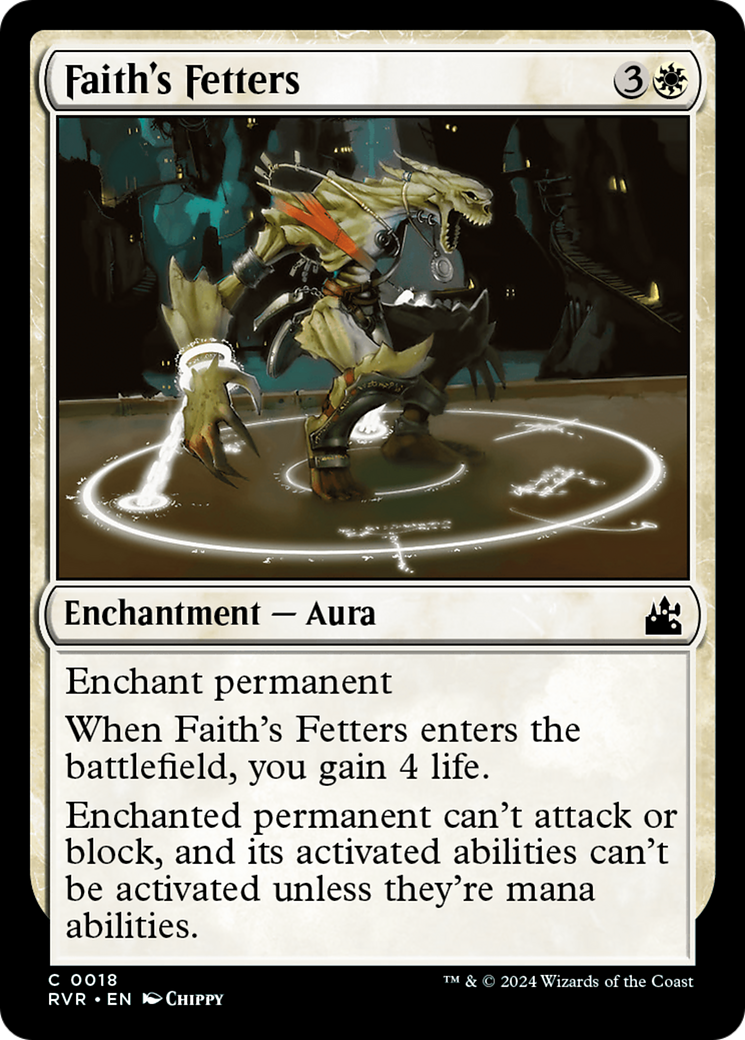 Faith's Fetters [Ravnica Remastered] | Event Horizon Hobbies CA