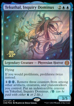 Tekuthal, Inquiry Dominus [Phyrexia: All Will Be One Prerelease Promos] | Event Horizon Hobbies CA