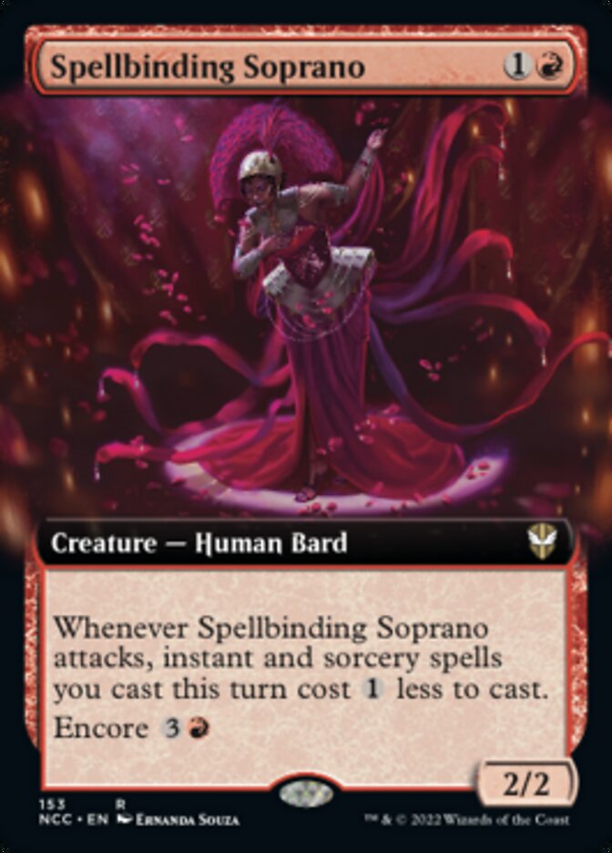 Spellbinding Soprano (Extended Art) [Streets of New Capenna Commander] | Event Horizon Hobbies CA