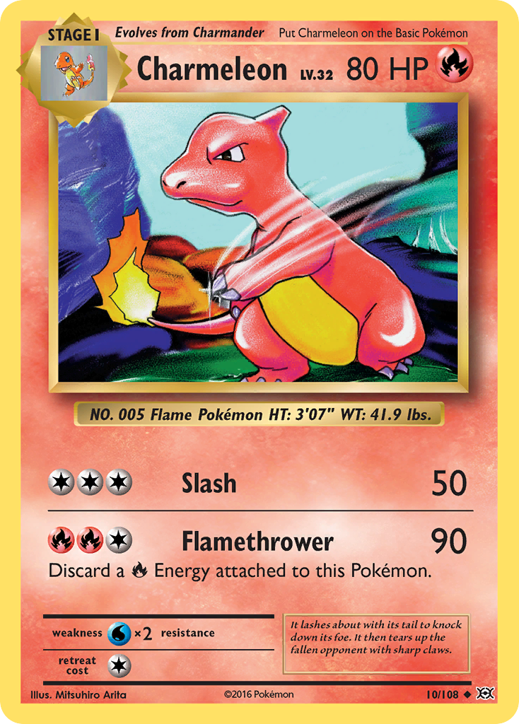 Charmeleon (10/108) [XY: Evolutions] | Event Horizon Hobbies CA