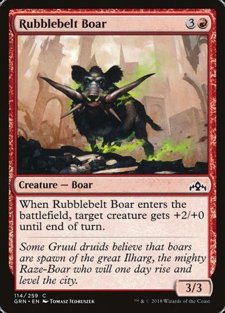 Rubblebelt Boar [Guilds of Ravnica] | Event Horizon Hobbies CA