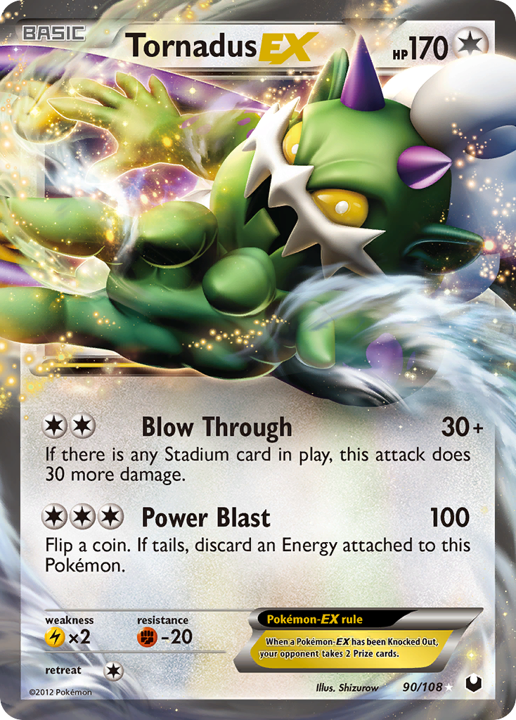 Tornadus EX (90/108) [Black & White: Dark Explorers] | Event Horizon Hobbies CA