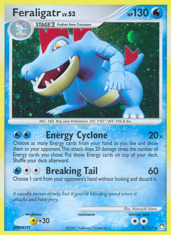 Feraligatr (8/123) [Diamond & Pearl: Mysterious Treasures] | Event Horizon Hobbies CA