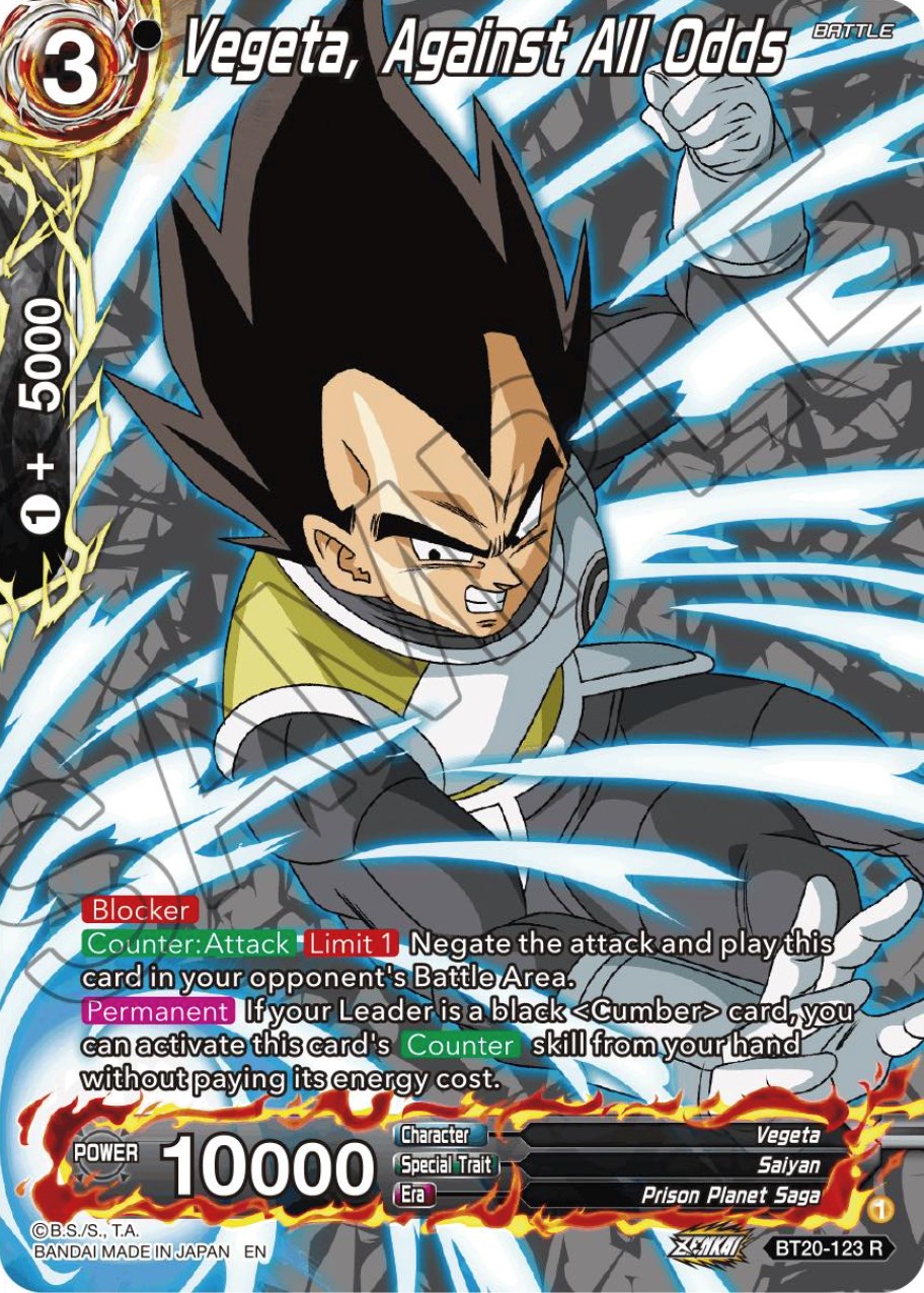 Vegeta, Against All Odds (Silver Foil) (BT20-123) [Power Absorbed] | Event Horizon Hobbies CA